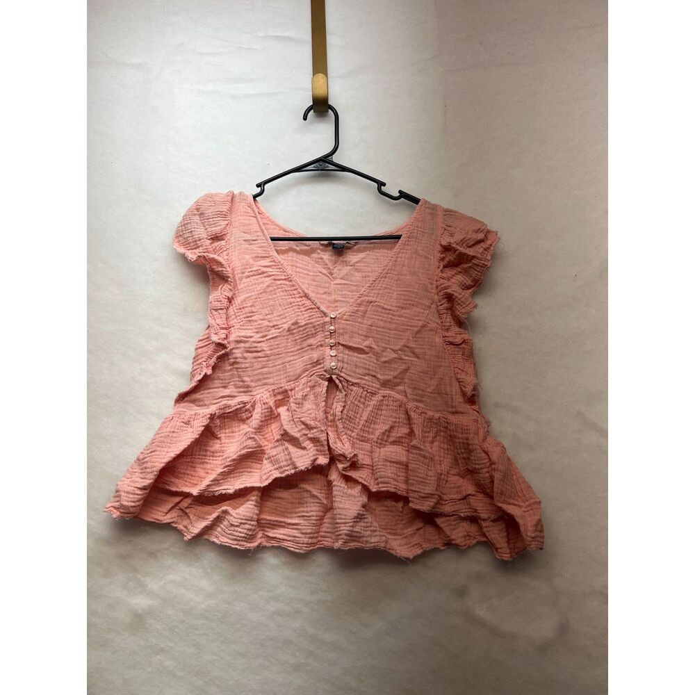 American Eagle Coral Gauze Summer Top!!!